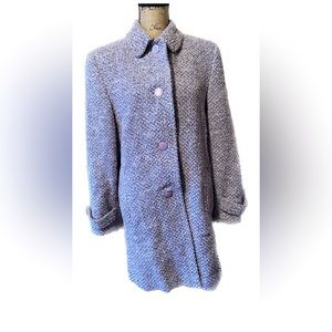 Liz Claiborne Tweed Wool Coat